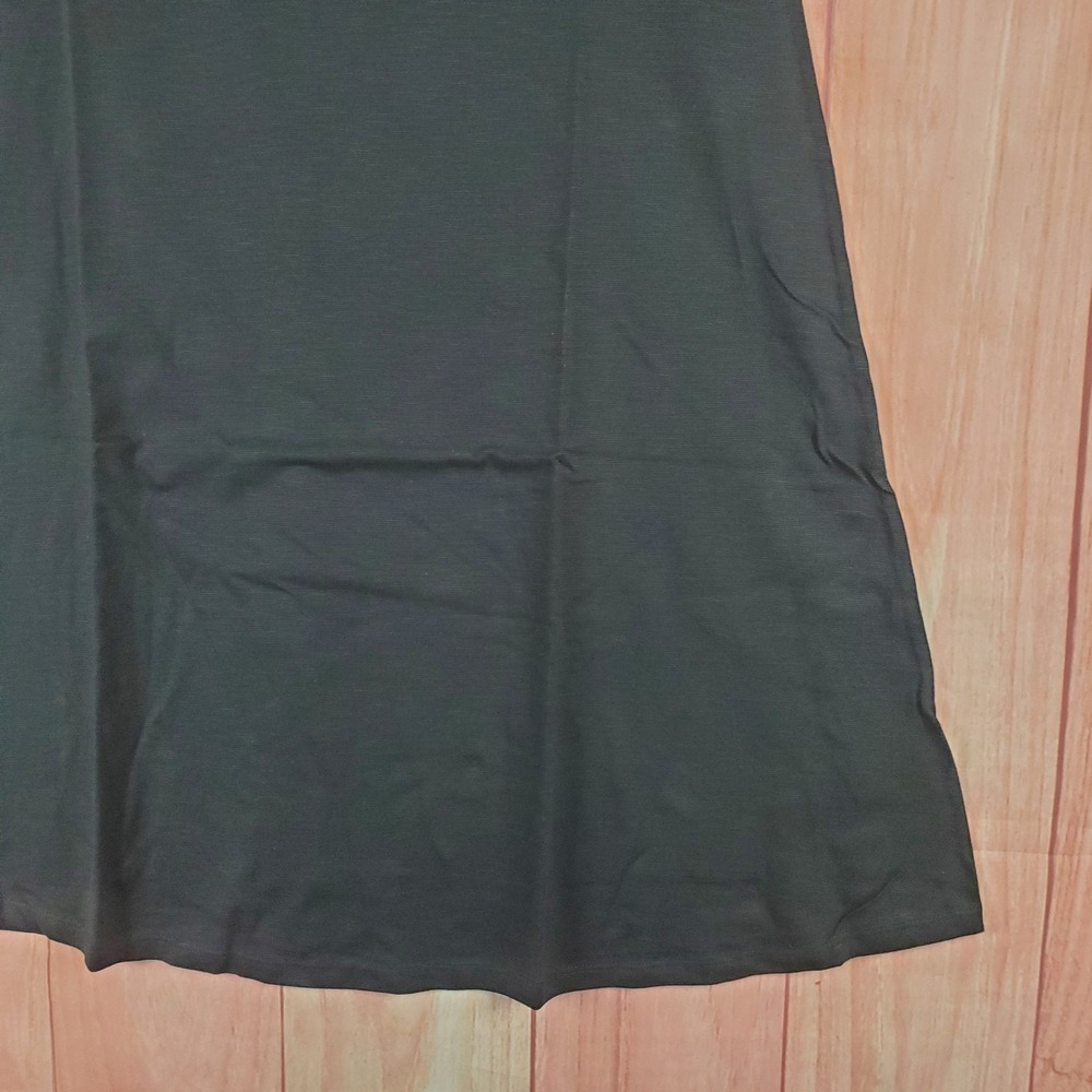 Toad & Co Rosalinda Fit & Flare Dress Women S Black Tencel V Neck - Picture 6 of 10